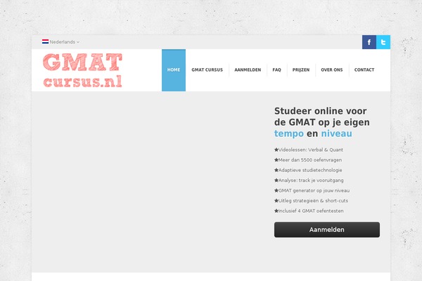 gmatcursus.nl site used Gmat-cursus