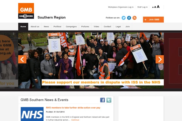 gmb-southern.org.uk site used Gmb