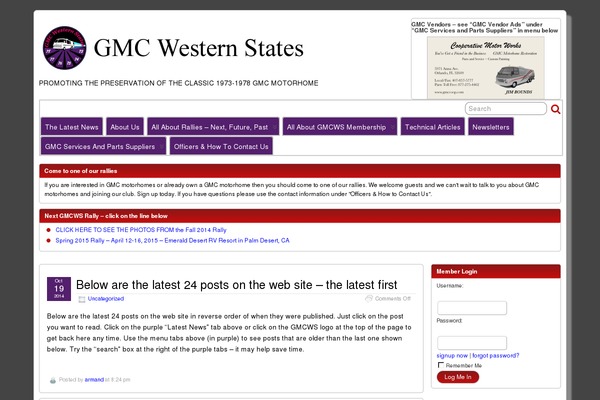 WordPress website example screenshot