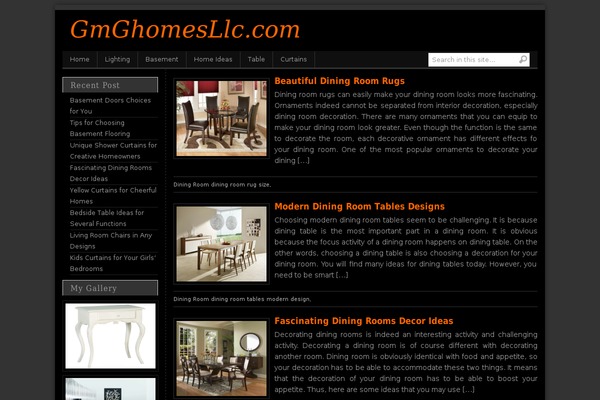 Geblek theme site design template sample