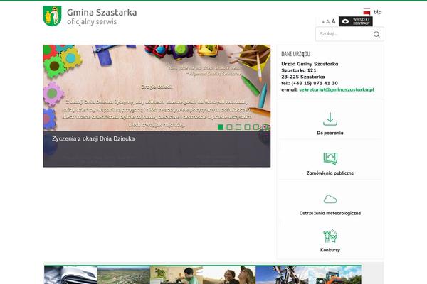 gminaszastarka.pl site used Szastarkaug