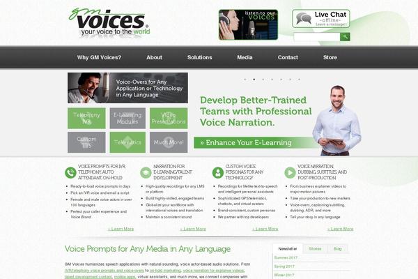 gmvoices.com site used Gmv
