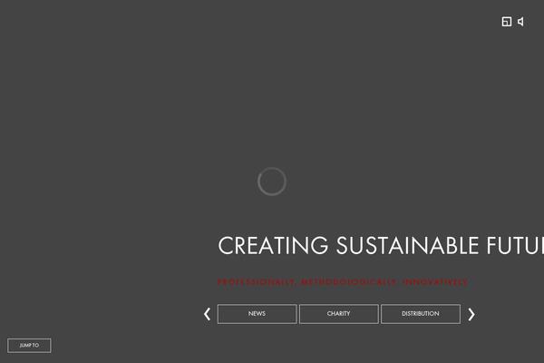 WordPress website example screenshot