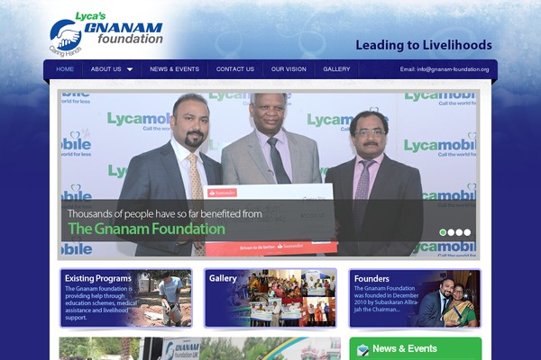 gnanam-foundation.org site used Gnanam
