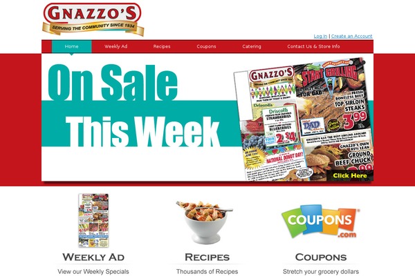 gnazzos.com site used Shoptocook-responsive-gnazzos