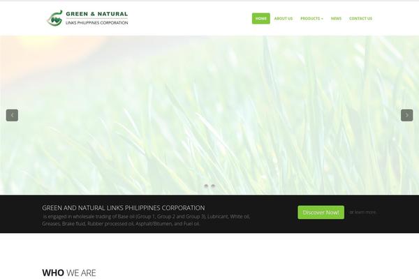 WordPress website example screenshot