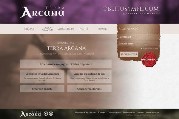 gnterraarcana.com site used Terraarcana