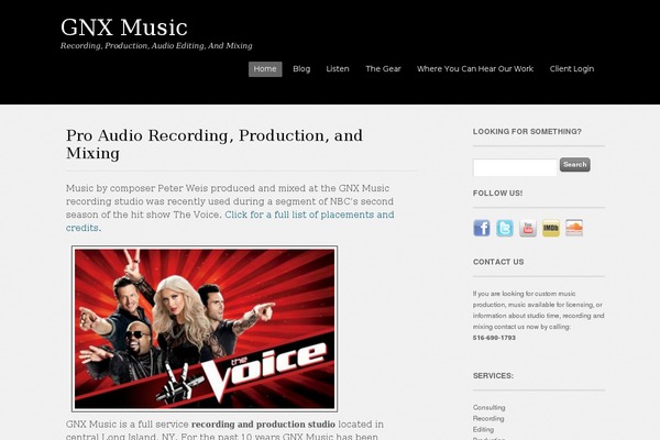 WordPress website example screenshot