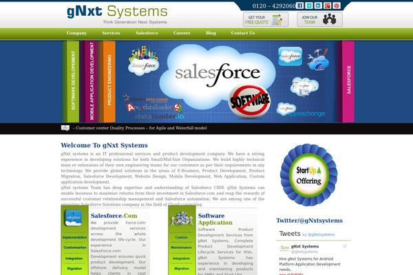 gnxtsystems.com site used Gntx