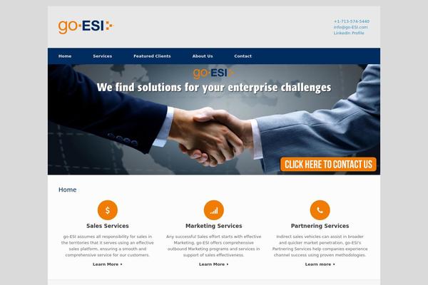 WordPress website example screenshot