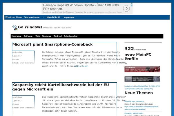 go-windows.de site used Gowindows