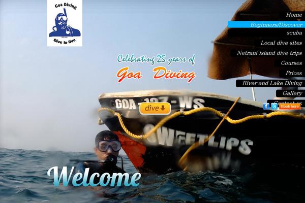 goadiving.com site used Astra