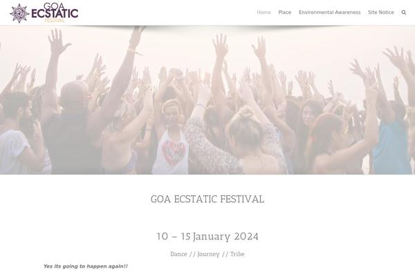goaecstaticfestival.com site used Goafest