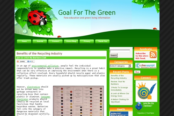 goalforthegreen.com site used Bugsy