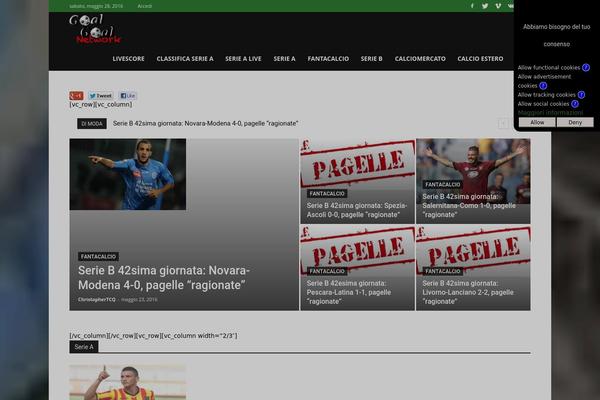 Newspaper theme site design template sample