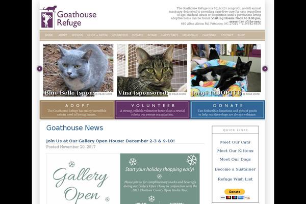 goathouserefuge.org site used Goathouse