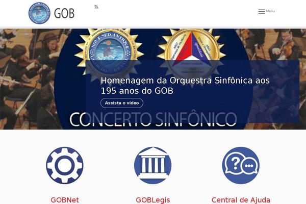 gob.org.br site used Gob
