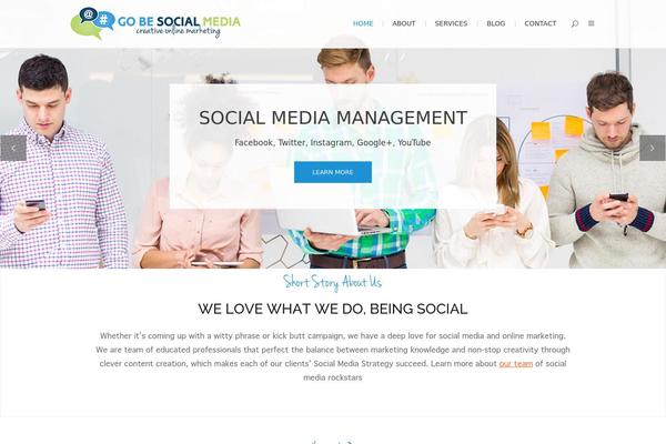 WordPress website example screenshot
