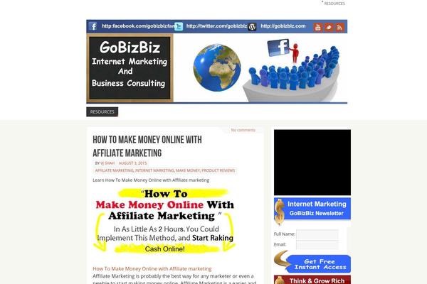 WordPress website example screenshot