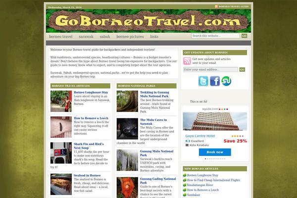 goborneotravel.com site used Lifestyle_borneo