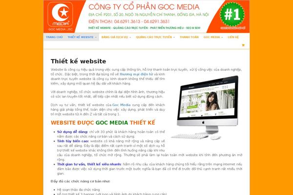 goc.vn site used Gocdesign