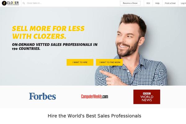 goclozer.com site used Clozer