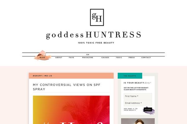 goddesshuntress.com site used Goddess_huntress