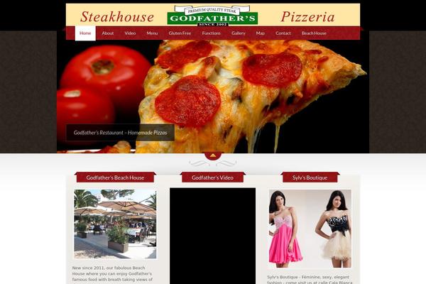 The Restaurant theme site design template sample