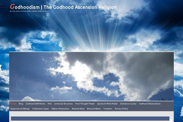 Northern-Clouds theme site design template sample