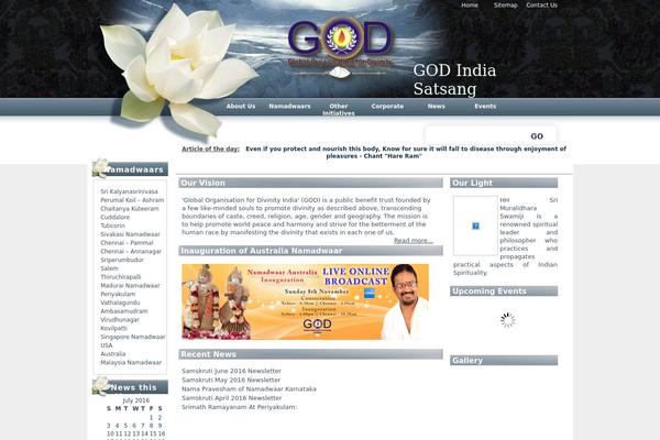 godindia.org site used God