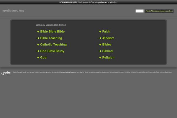 godissues.org site used God-issues