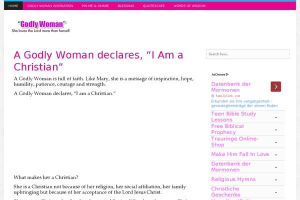 godlywoman.net site used BresponZive Pro
