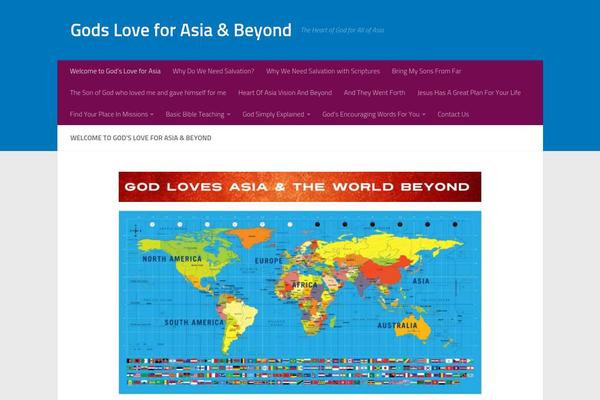 Hueman theme site design template sample