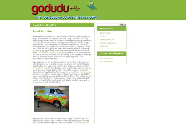 The Go Green Theme theme site design template sample