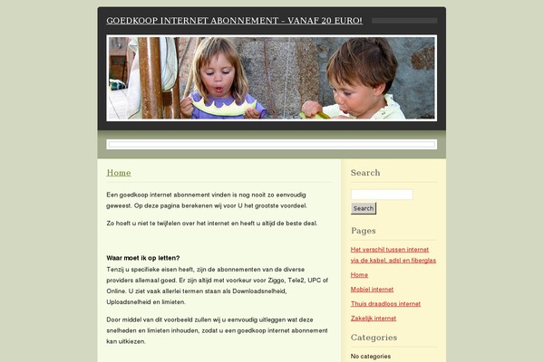 WordPress website example screenshot