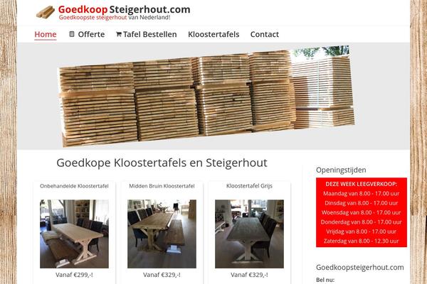 goedkoopsteigerhout.com site used Bebo-theme
