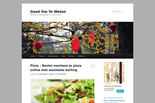 WordPress website example screenshot