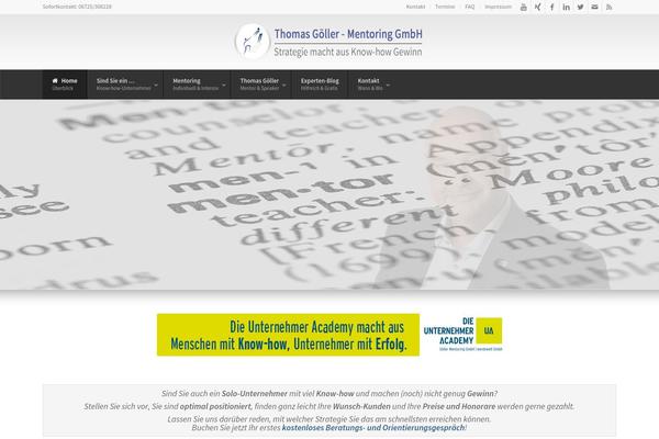 Enfold theme site design template sample