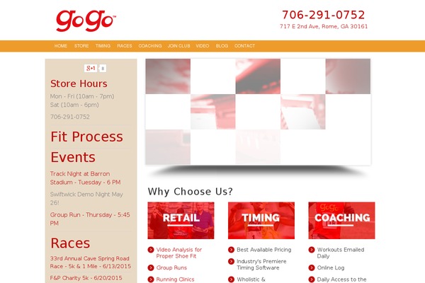 Gogo theme site design template sample