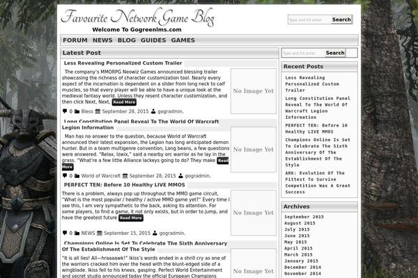 Artikler theme site design template sample