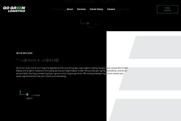 GoGreen theme site design template sample