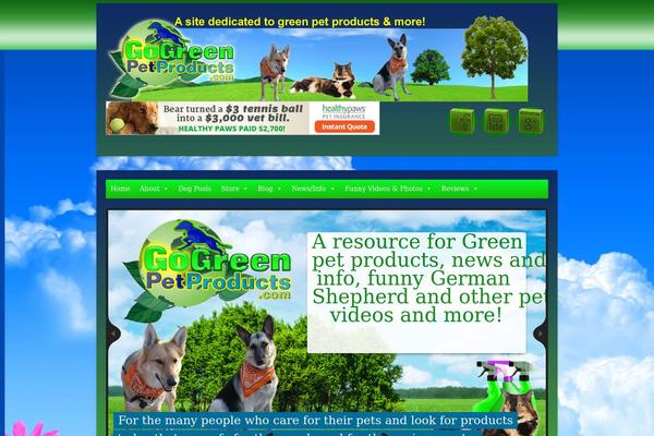 gogreenpetproducts.com site used Sparelax