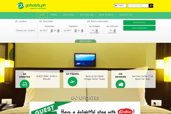 gohotels WordPress theme, websites list used gohotels theme gohotels theme websites examples