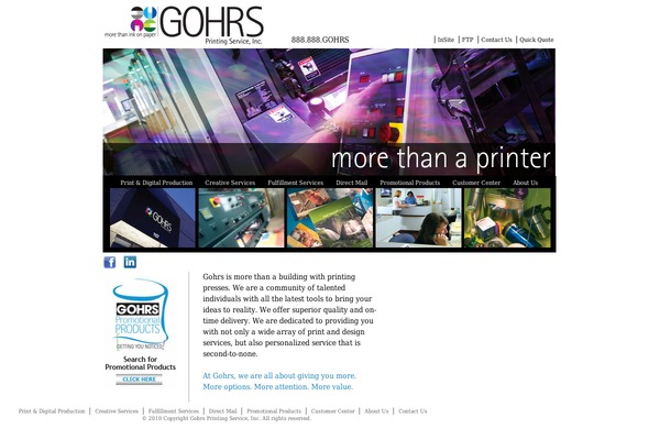 gohrs.com site used Gohrs