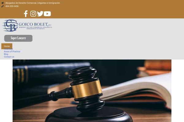 Site using Elementor plugin