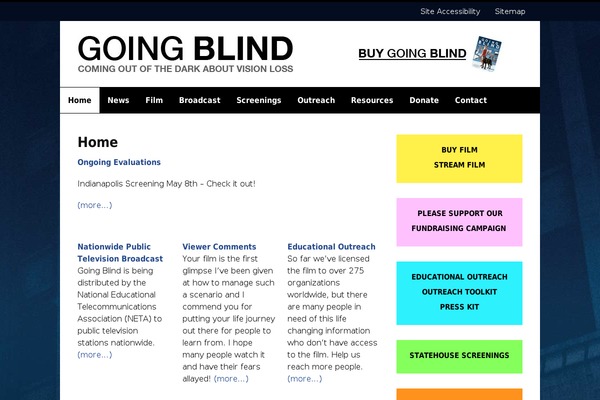 goingblindmovie.com site used Canvas552