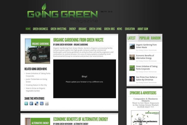 goinggreenmagazine.com site used TheStyle