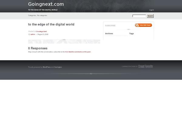 Carrington Blog theme site design template sample