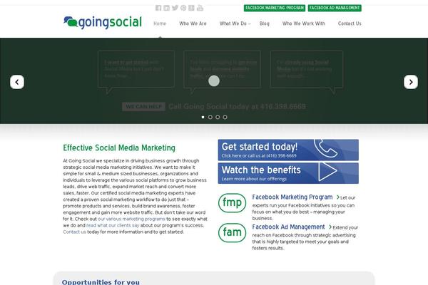 goingsocial.ca site used Going-social-custom-theme