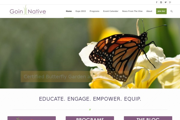 WordPress website example screenshot